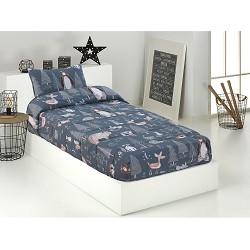 Edredón Ajustable Infantil Cama 90 y Cama 105 Niños Forest 2