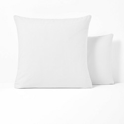 Funda de Cojín Blanca - 100% Algodón - 144 Hilos y 115 Gramos - OekoTex