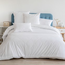 Funda Nórdica Blanca Hotel - 100% Algodón - 144 Hilos 115 Gramos - Oeko-Tex