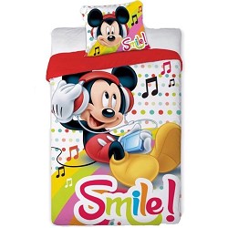 Funda Nórdica Mickey Mouse Smile 100% Algodón Cama 90 2