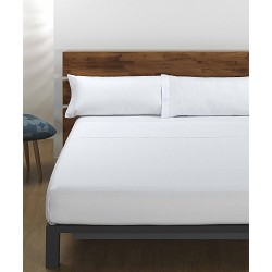 Juego de Sábanas Blancas para Hotel 100% Algodón Natural 2