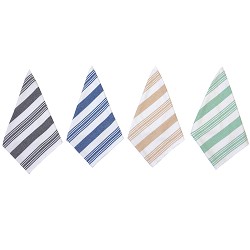 Pack 4 Paños de Cocina 40X70 cm  Multicolor 100% Algodón