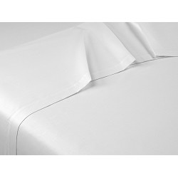Sábana Encimera Hotel Blanca - 100% Algodón - Suave y Transpirable - 144 Hilos 115 Gramos - OekoTex 2