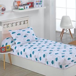 Edredón Ajustable de 350gr Cama 90 Infantil y Cama 105 Nubes Agua 2