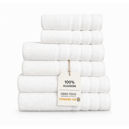 Toalla de Baño Premium - 100% Algodón- 550 Gramos - Oeko-Tex Modelo Aitana