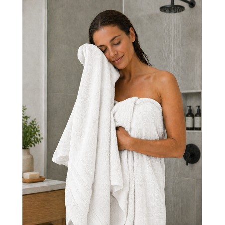 Toalla de Baño Premium - 100% Algodón- 550 Gramos - Oeko-Tex Modelo Aitana