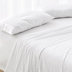 Funda Almohada Premium Hotel Blanca - 180 Hilos y 140 Gramos - Tejido Mercerizado PoliAlgodón 2