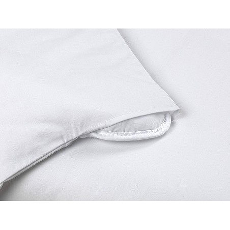 Juego Funda Nórdica Blanca Hotel - 100% Algodón - Con Funda Almohada - 144 Hilos 115 Gramos