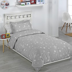 Funda Nórdica Estrellas Gris Big North 2